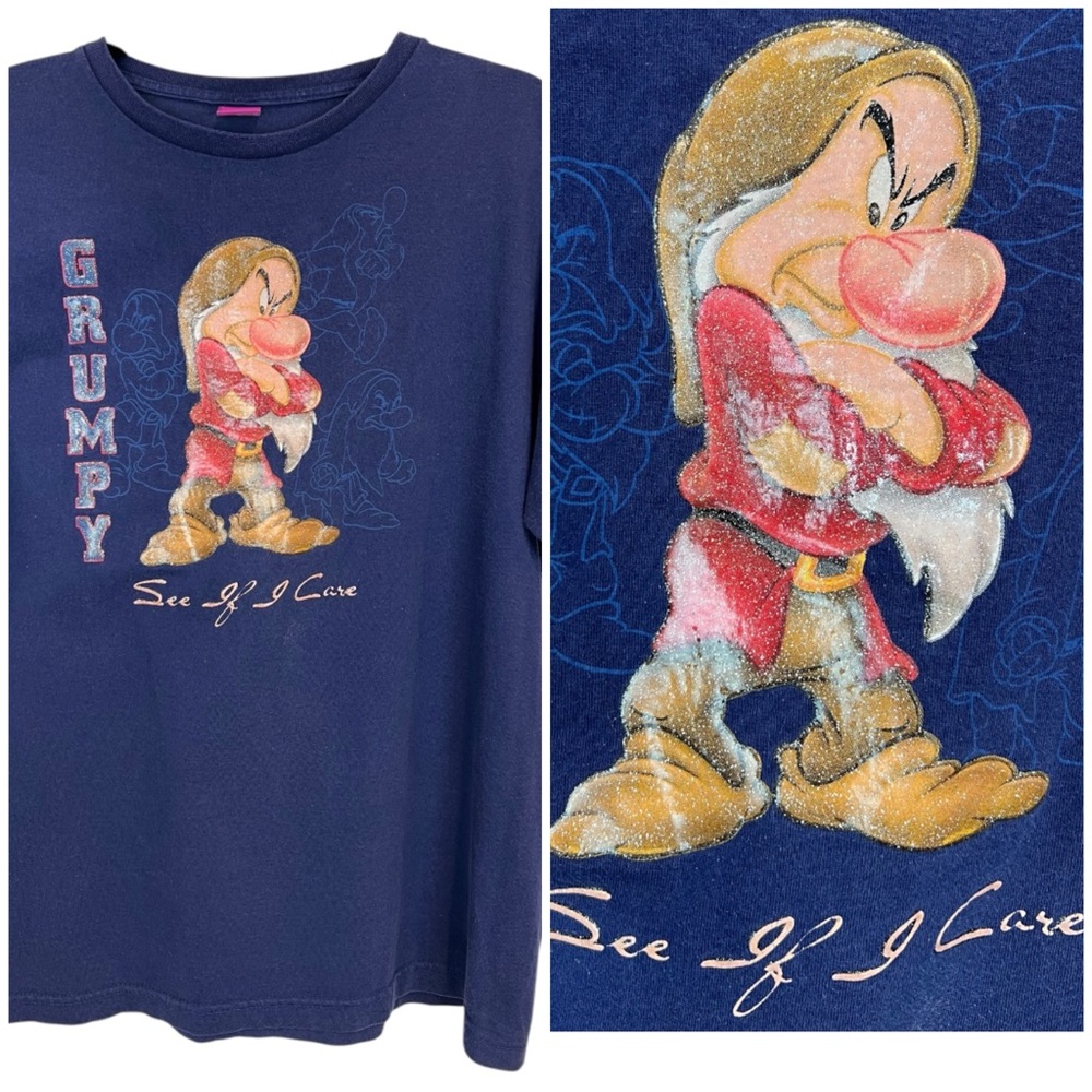 Vintage Disney Jerry Leigh grumpy See If I care graphic t-shirt